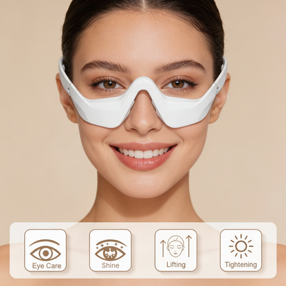 HeadShine™ Red Light Therapy & EMS Microcurrents For Eye Bags