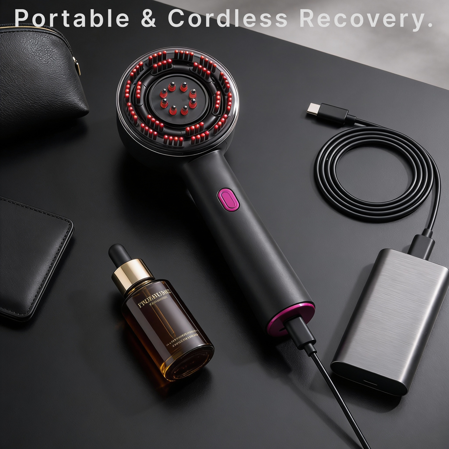 HeadShine™ 3-in-1 Scalp Massager with Red Light Therapy